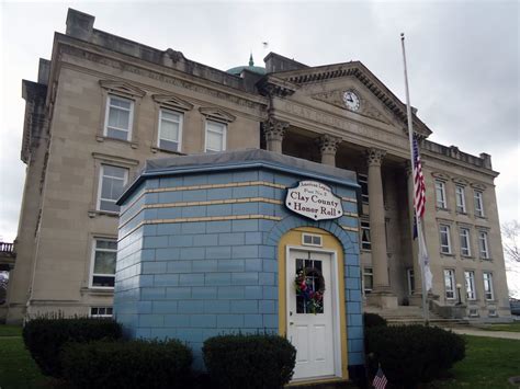 The Clay County, Indiana Courthouse (1914-) | Ted Shideler