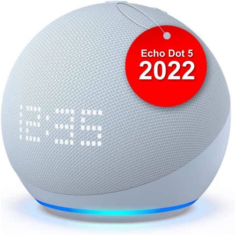 Amazon Alexa Echo Dot 5ta Gen Parlante Inteligente Con Reloj 2022 AMAZON | falabella.com