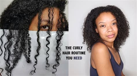 Multi-Textured Curly Hair Routine! (Shape & Definition!) | (3a, 3b, 3c ...