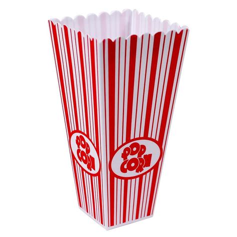 z- Plastic Popcorn Container 7-1/2" in 2020 | Custom popcorn boxes ...