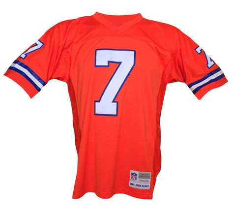 Denver Broncos John Elway Mitchell & Ness Orange Throwback Jersey - Sports Fever