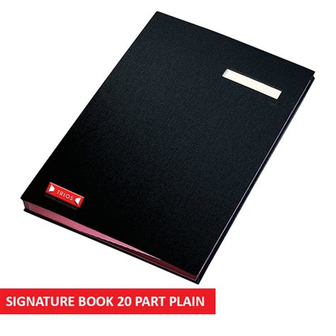 Buy SIGNATURE BOOK 20 PART PLAIN Online in Qatar at affordable price