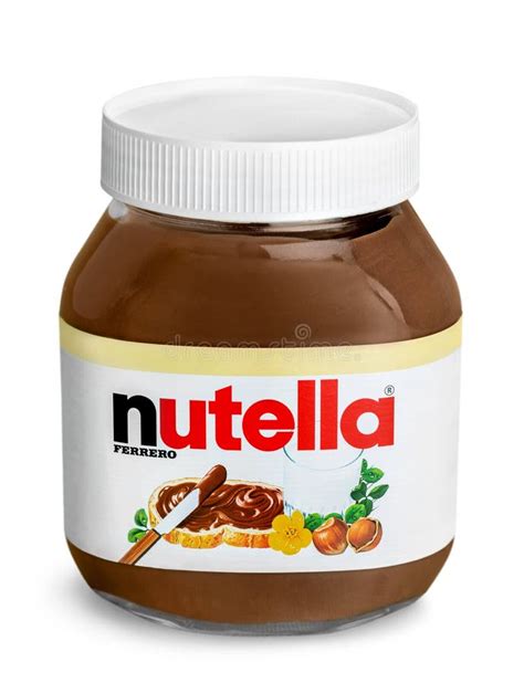 Jar of Nutella Hazelnut Spread.Nutella is the Editorial Stock Photo - Image of dessert, creamy ...