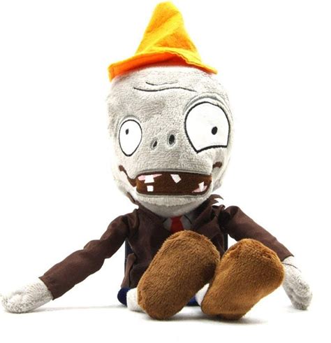 Plants VS Zombies Plush Toy Stuffed Animal Conehead Zombie 28cm/11Inch Tall From ...