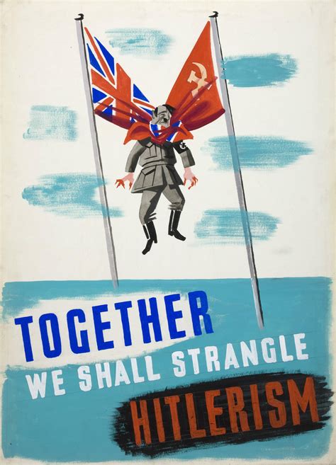 "TOGETHER WE SHALL STRANGLE HITLERISM" // United Kingdom // Ran Between 1940-46 // Unknown ...