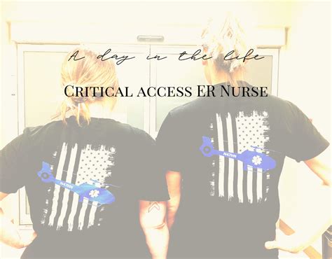 A day in the life: Critical access ER RN. – Barbara Casey Fitness