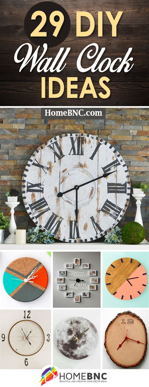 29 Best DIY Wall Clock Ideas and Designs for 2023