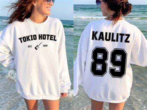 Tokio Hotel Kaulitz 89 Sweatshirt Tokio Hotel Merch Band - Etsy