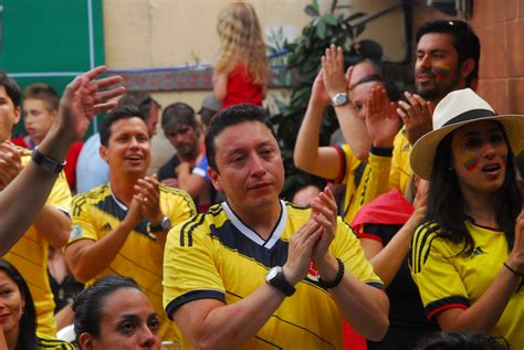 Photo Journal : Colombia vs. Brazil World Cup at Caffé Frappé