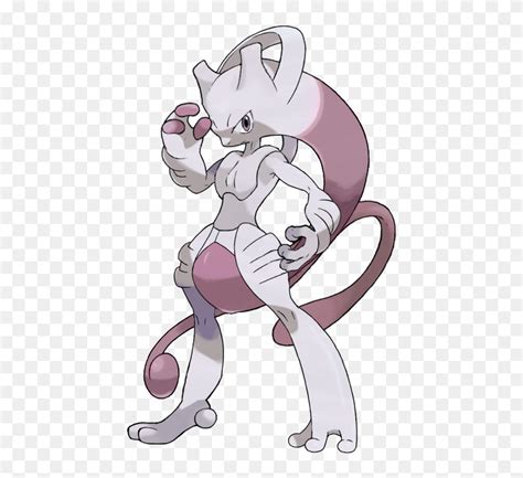 Mewtwo Evolution In Order - Pokemon Mewtwo Mega Evolution Y, HD Png Download - 484x719 (#3230564 ...