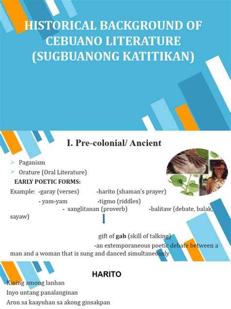 Historical Background of Cebuano Literature Sugbuanong Katitikan | PDF ...