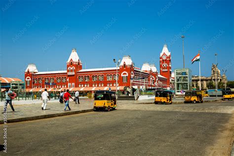 CHENNAI CENTRAL RAILWAY STATION, CHENNAI, TAMIL NADU, INDIA 20 FEBRUARY ...