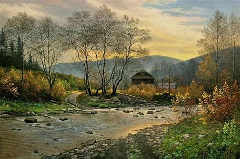 REALISM OIL PAINTING Original Landscape Painting Large Wall Decor Oil ...