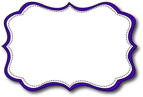 Borders And Frames Printable Labels Name Tags Paper Frame Azul | My XXX Hot Girl