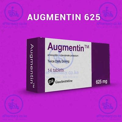 AUGMENTIN TABLETS 625MG 14`S - ePharmacy Kenya