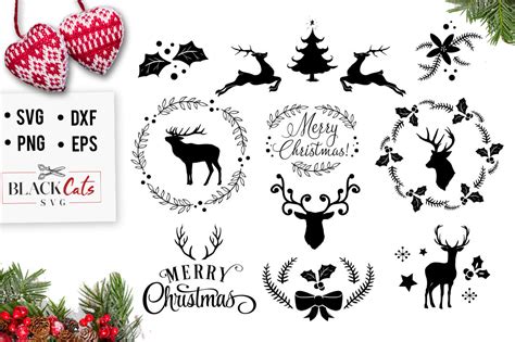 Christmas SVG pack By BlackCatsSVG | TheHungryJPEG