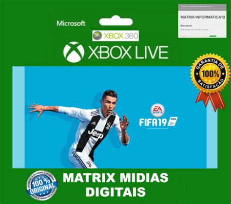 Fifa 19 Xbox 360 Original (Mídia Digital) – Games Matrix