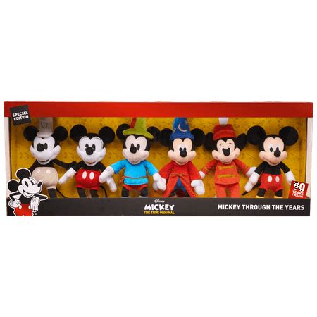 Mickey Mouse 90th Anniversary Through the Years Bean Plush Collector ...