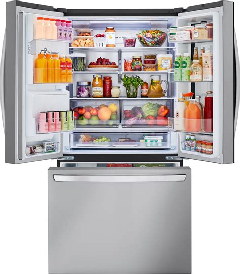 Questions and Answers: LG 25.5 Cu. Ft. French Door Counter-Depth Smart Refrigerator with ...