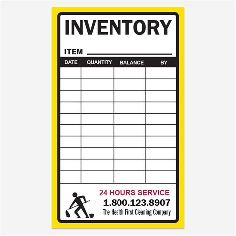 Warehouse Inventory Stickers - Custom Printed | DesignsnPrint