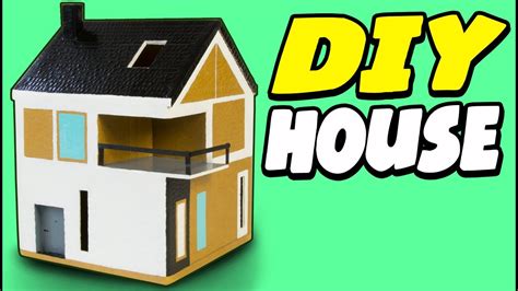 DIY Cardboard House - Scandinavian | Craft Ideas for Kids on Box Yourself - YouTube