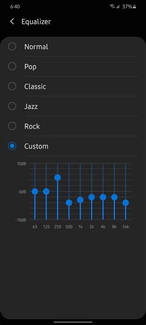 Best settings for bass equalizer