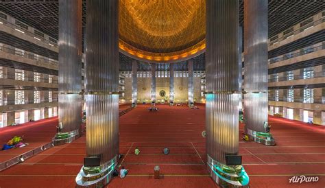 Interior of the Istiqlal Mosque