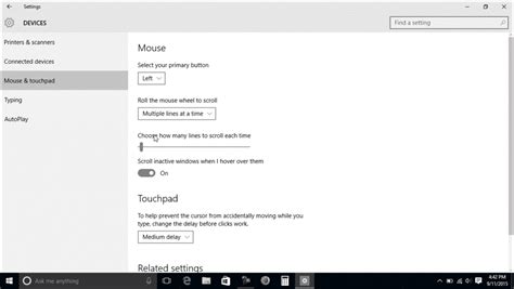 Mouse and Touchpad Settings in Windows 10 - Tutorial - TeachUcomp, Inc.