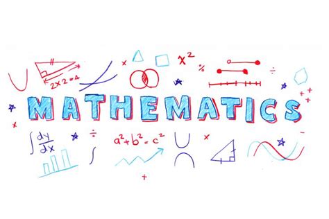 Mathematics word illustration 545209 Vector Art at Vecteezy