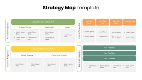 Strategy Map Presentation Template - SlideKit