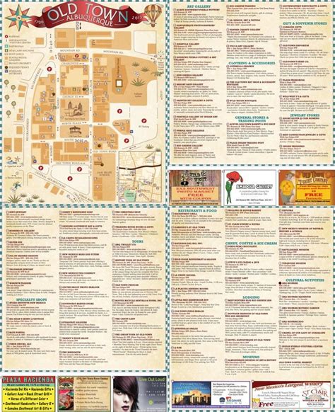 Albuquerque old town map | Albuquerque old town, Town map, Old town