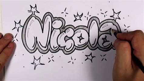 Bubble Letters Graffiti Names