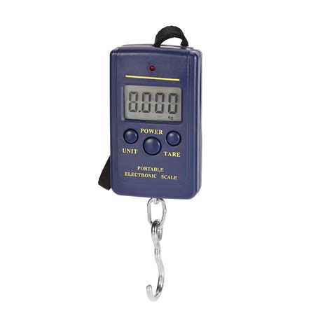 Electronic Digital Handheld Scale 40000g/10g ABS Portable Hanging Balance Weighing Blue for ...