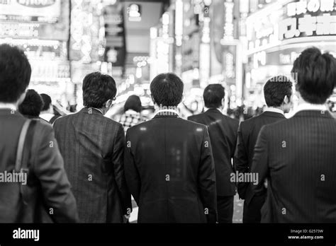 Businessmen in Shinjuku, Tokyo, Japan Stock Photo - Alamy