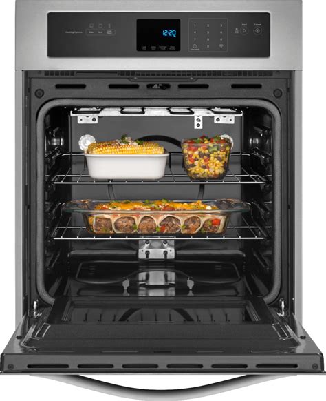 Whirlpool 24" Built-In Single Electric Wall Oven Stainless steel ...