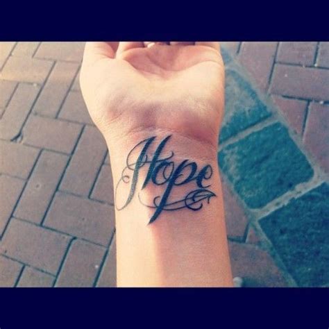 hope tattoo | Hope tattoo, Word tattoos, Tattoos