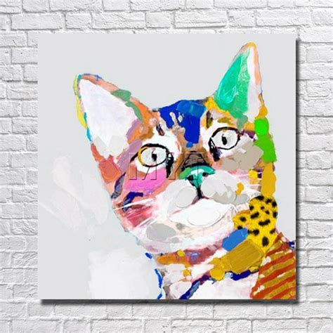 Aliexpress.com : Buy China Cat Pop Art Painting Canvas Home Decor ...