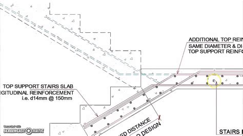 Reinforced Concrete Stairs Cross Section Reinforcement Detail ...