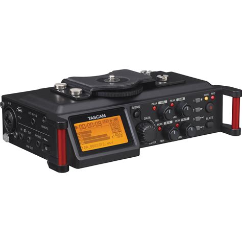 TASCAM DR-70D 6-Input / 4-Track Multi-Track Field Recorder