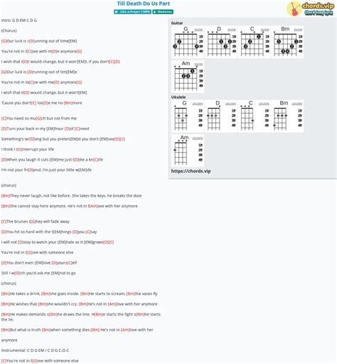 Chord: Till Death Do Us Part - tab, song lyric, sheet, guitar, ukulele ...