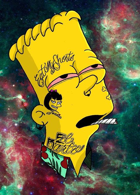 Simpson Background Drip - Hypebeast bart simpson | Bart simpson art ...