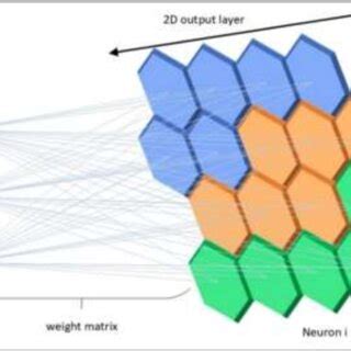 SOM Network Structure and Neural Lattice Array. | Download Scientific ...