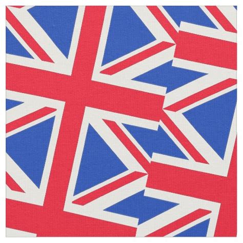 Union Jack Fabric | Zazzle