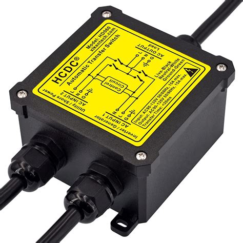 AC120V 15Amp Automatic Transfer Switch, ATS Auto Transfer Switch, HD060