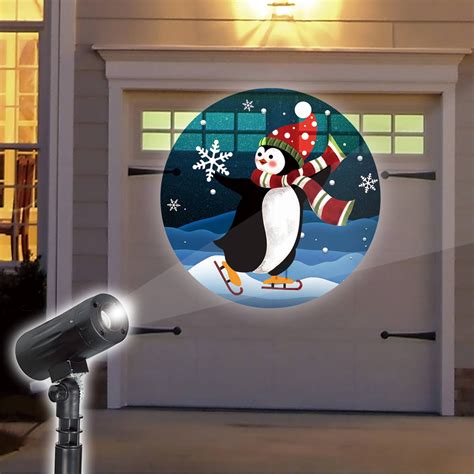 Holiday LED Penguin and Snowflake Projector - Walmart.com