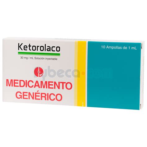 Ketorolaco 30 Mg / 1 Ml Ampolla | Fybeca