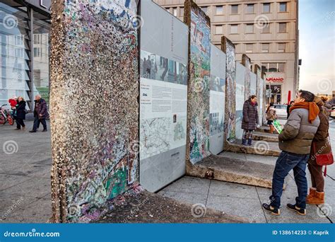 BERLIN, GERMANY - DEC 1, 2018: Iron Curtain - the Berlin Wall and Potsdamâ€™s Square, Berlin ...