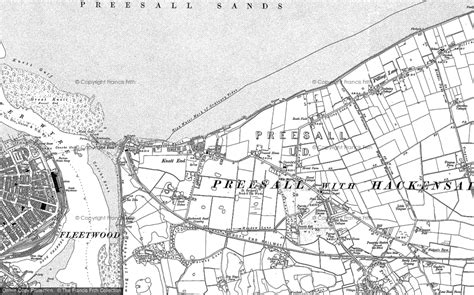 Historic Ordnance Survey Map of Knott End-on-Sea, 1930