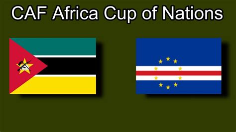Cape Verde vs Mozambique | CAF Africa Nations Cup Live Scoreboard - YouTube