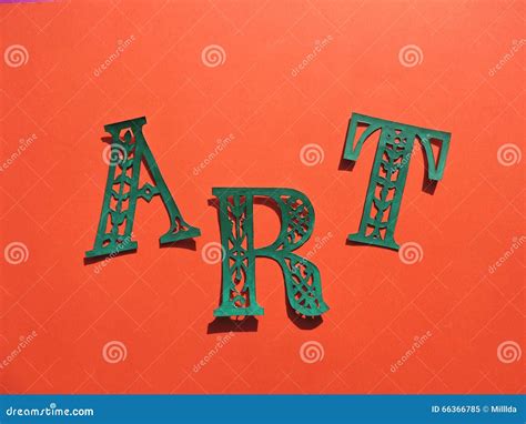 Word ART. Paper cutting. stock image. Image of color - 66366785